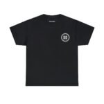 Black Defense Distributed Logo Tee