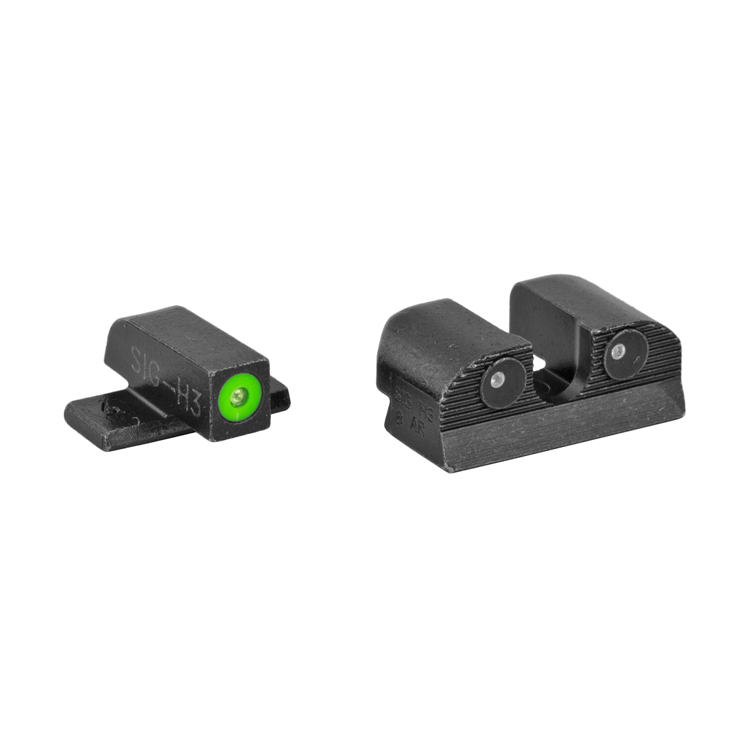 5.png SIG Sauer P320 Standard Height Sights: XRAY3 Round Notch 8/8 Kit - Image 1