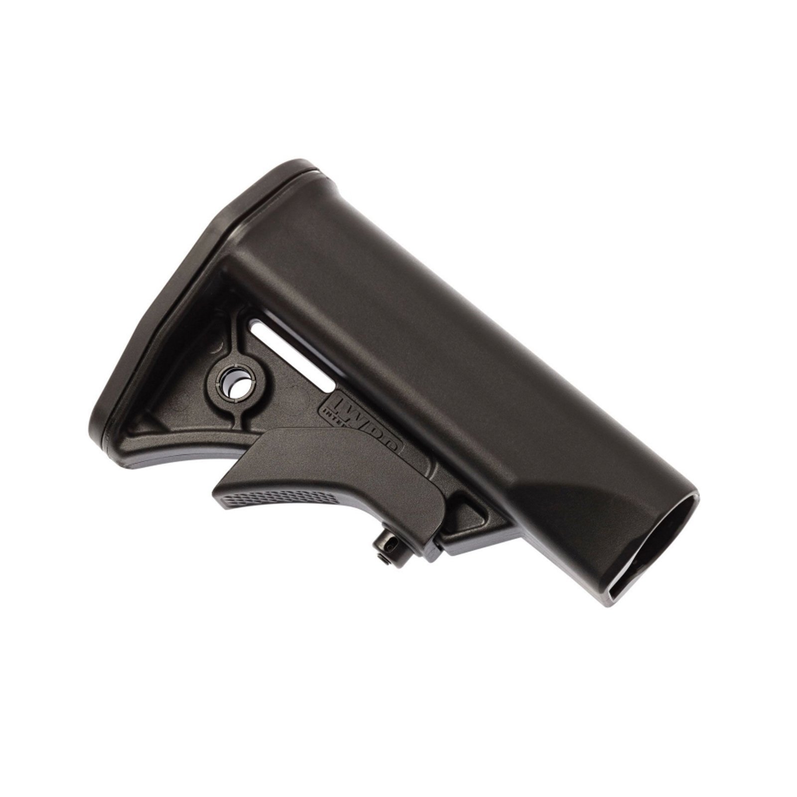 LWRCblack.jpg LWRC Compact Adjustable Stock – BLACK | AR-15 - Image 1