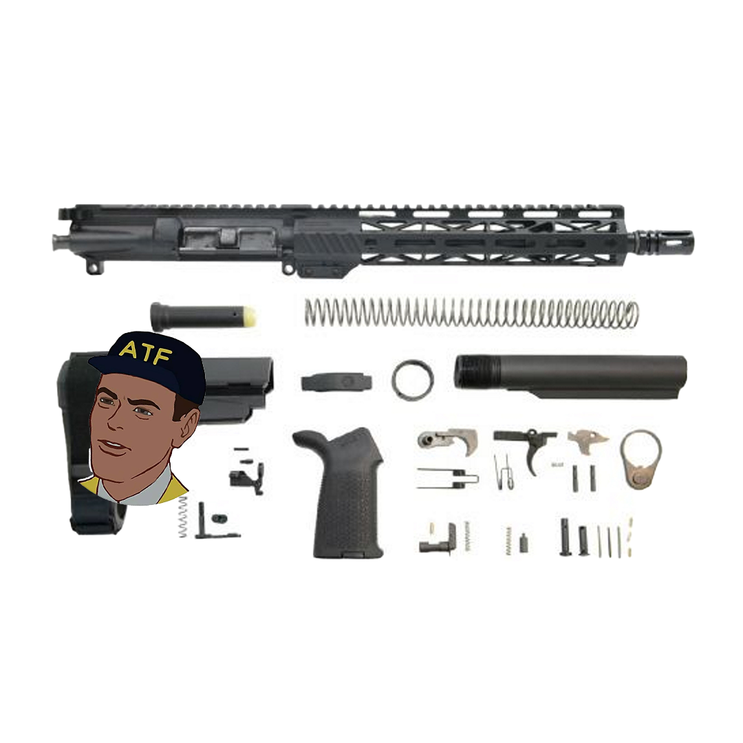 Pistol-105.png 10.5″ Railed Upper Build Kit with USB - Image 1