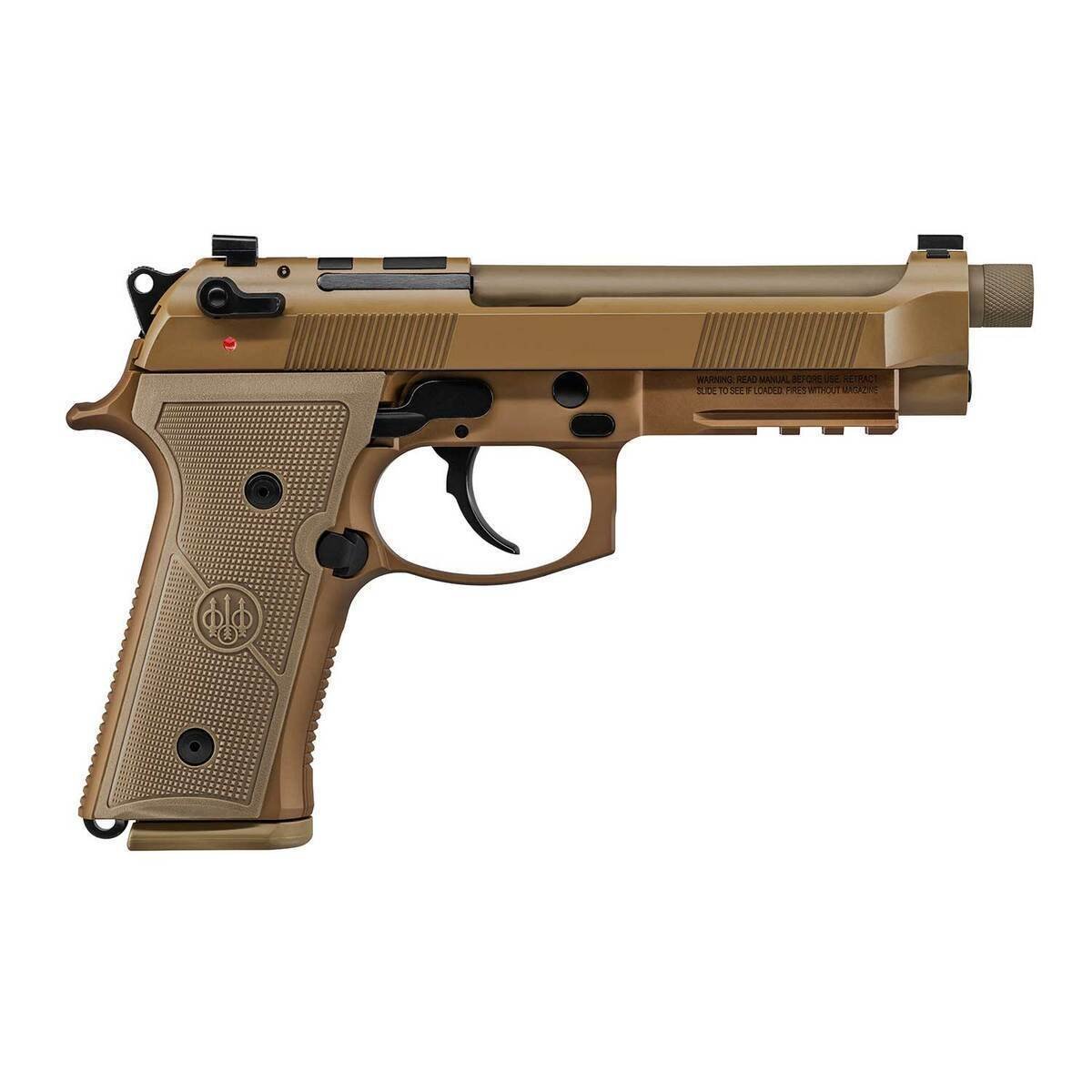 beretta-m9a4-centurion-9mm-luger-flat-dark-earth-pistol-181-rounds-1719105-1.jpg Beretta M9A4 Centurion 9mm Luger 4.8in Flat Dark Earth Cerakote Pistol – 18+1 Rounds - Image 1