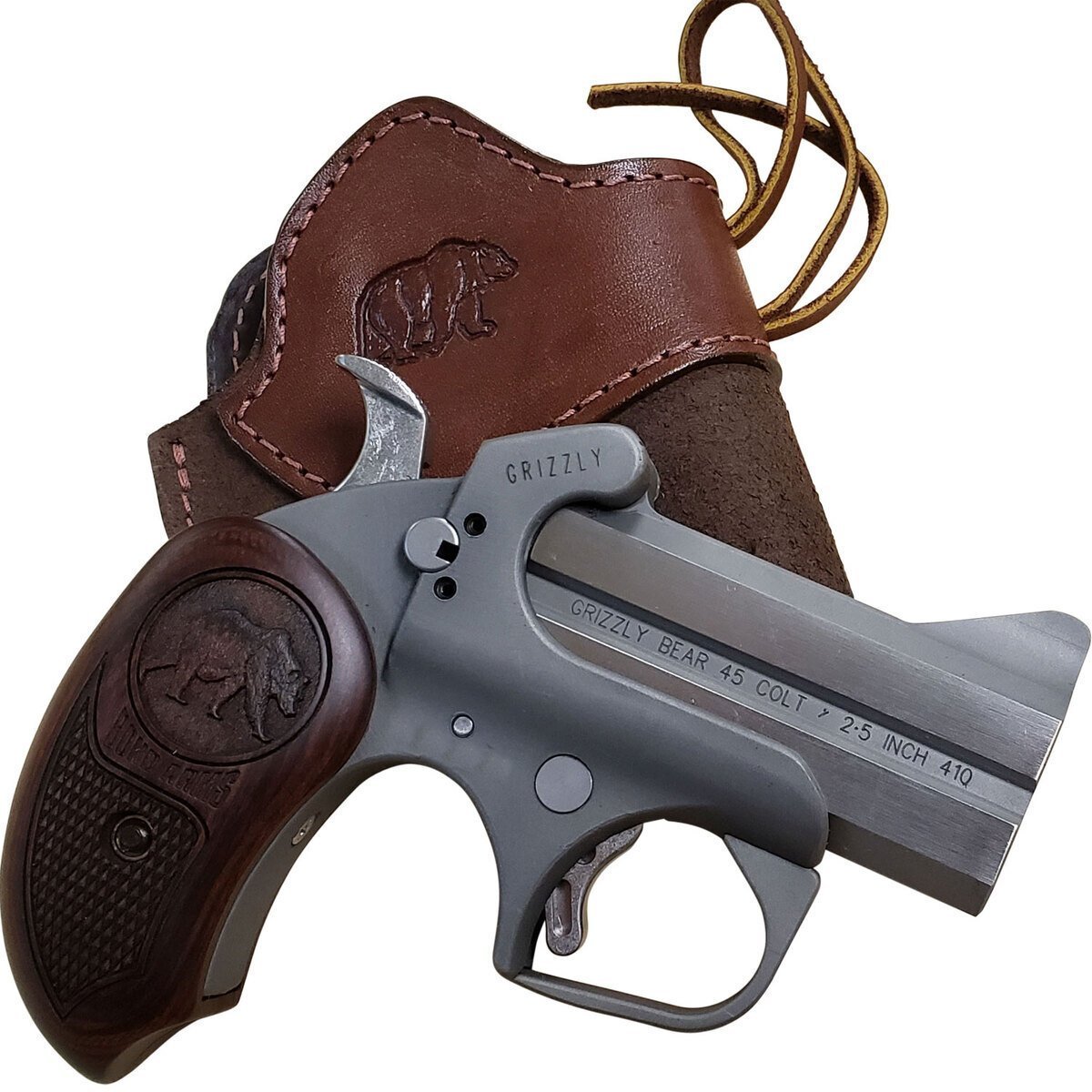 bond-arms-grizzly-45-long-colt410-3in-rosewood-pistol-2-rounds-1701780-1-1.jpg Bond Arms Grizzly 45 (Long) Colt/.410 3in Rosewood Pistol – 2 Rounds - Image 1