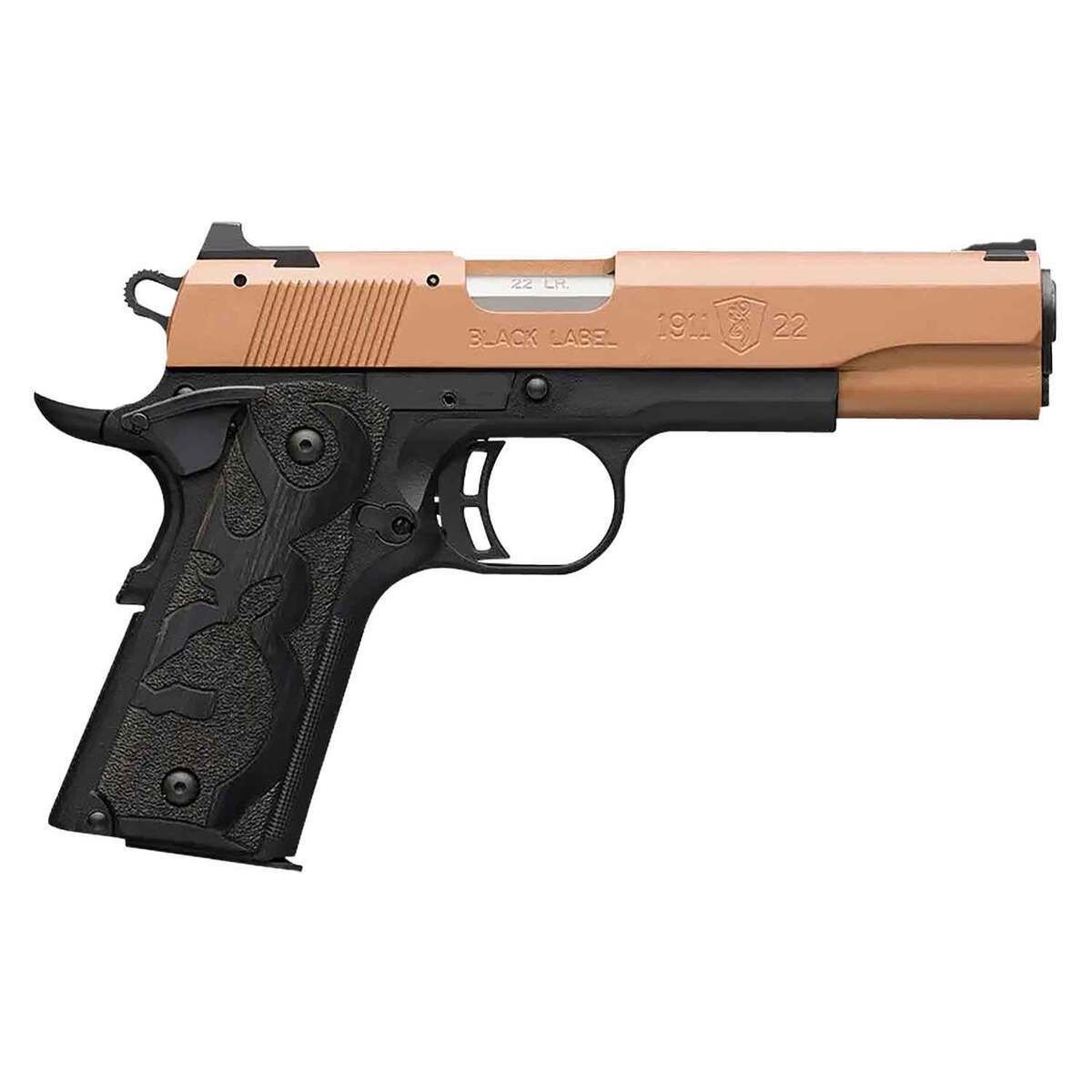 browning-1911-black-label-22-long-rifle-425in-copper-cerakote-pistol-101-rounds-1826170-1.jpg Browning 1911 Black Label 22 Long Rifle 4.25in Copper Cerakote Pistol – 10+1 Rounds - Image 1