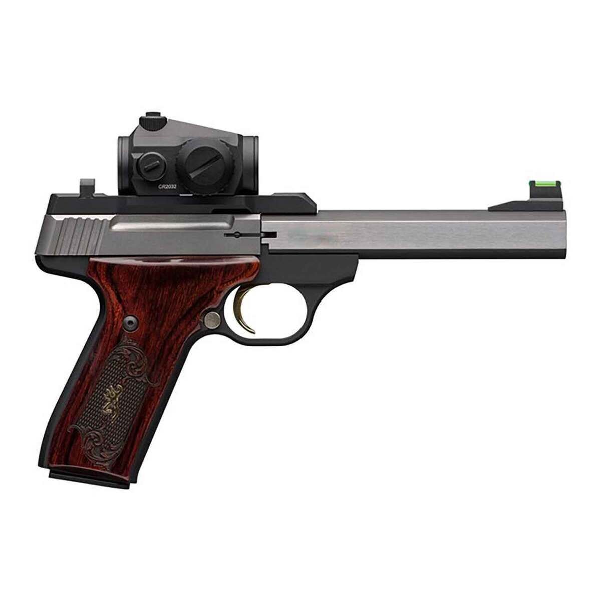 browning-buck-mark-medallion-22-long-rifle-55in-stainless-steel-pistol-101-rounds-1788790-1.jpg Browning Buck Mark Medallion 22 Long Rifle 5.5in Stainless Steel Pistol – 10+1 Rounds - Image 1