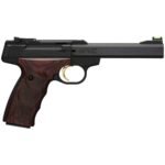 Browning Buck Mark Plus UDX 22 Long Rifle 5.5in Black/Rosewood Pistol – 10+1 Rounds – California Compliant