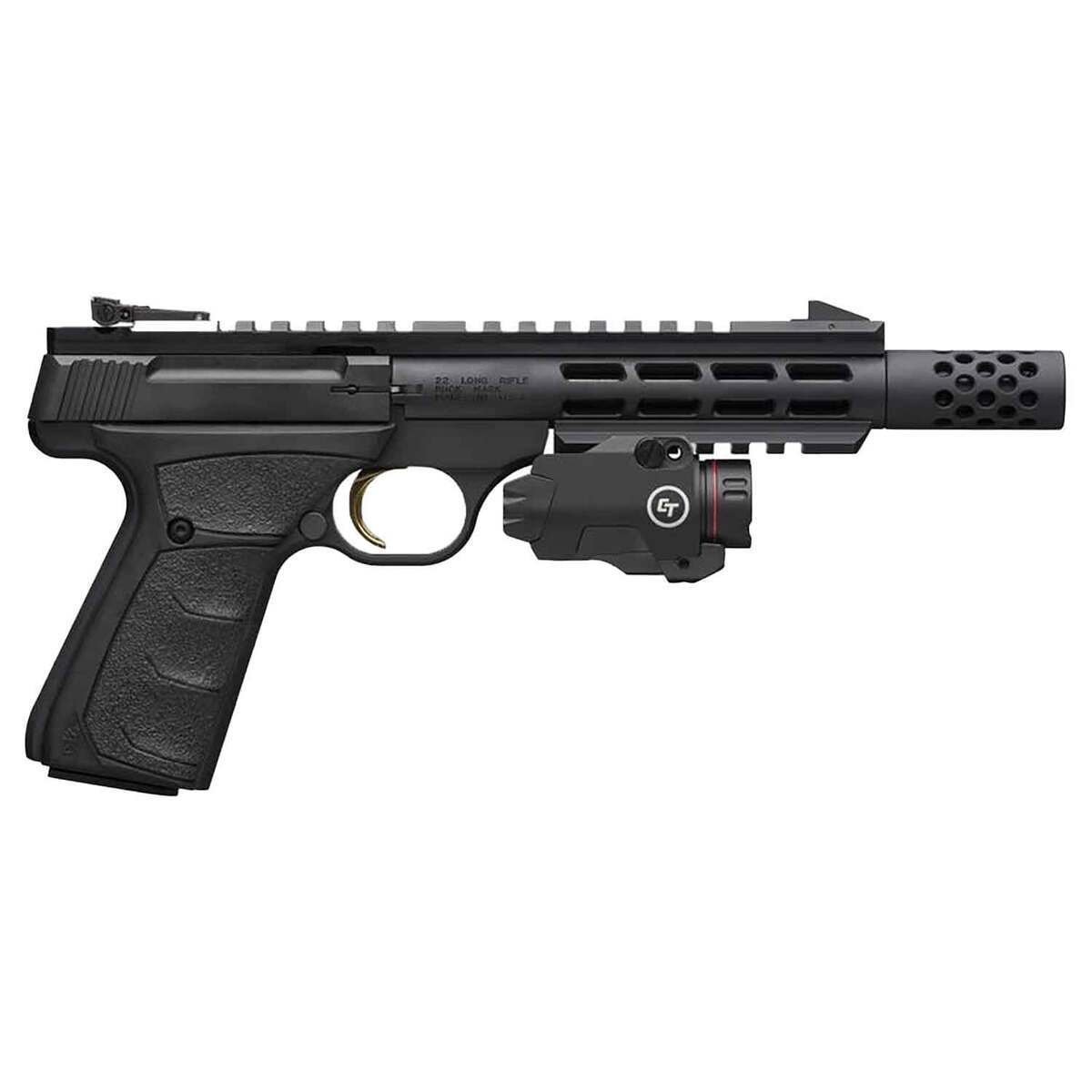 browning-buck-mark-vision-wcrimson-trace-laser-22-long-rifle-59in-black-anodized-pistol-101-rounds-1826180-1.jpg Browning Buck Mark Vision w/Crimson Trace Laser 22 Long Rifle 5.9in Black Anodized Pistol – 10+1 Rounds - Image 1