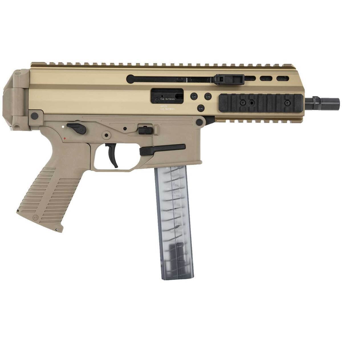 bt-apc9-pro-9mm-luger-68in-coyote-brown-modern-sporting-pistol-301-rounds-1794248-1.jpg B&T APC9 Pro 9mm Luger 6.8in Coyote Brown Modern Sporting Pistol – 30+1 Rounds - Image 1