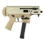 B&T APC9K Pro 9mm Luger 4.3in Coyote Tan Modern Sporting Pistol – 33+1 Rounds