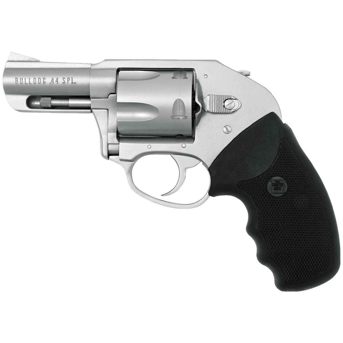 charter-arms-bulldog-revolver-1506109-1.jpg Charter Arms Bulldog On Duty 44 Special 2.5in Matte Stainless Revolver – 5 Rounds - Image 1