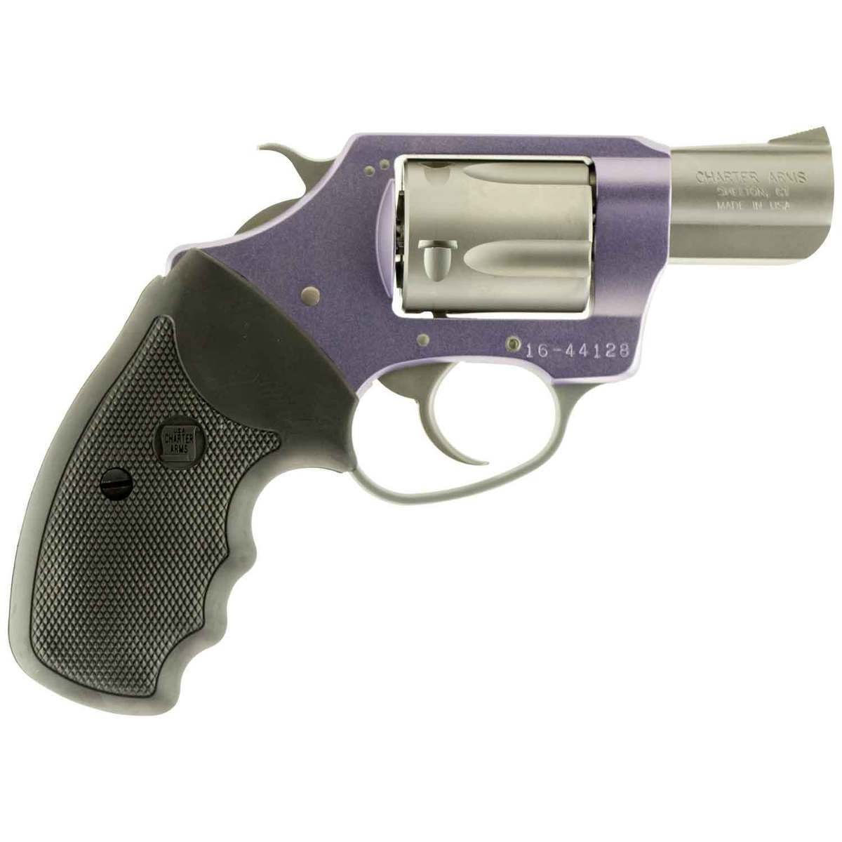charter-arms-lavender-lady-revolver-1506066-1.jpg Charter Arms Lavender Lady 22 Long Rifle 2in Stainless Revolver – 6 Rounds - Image 1