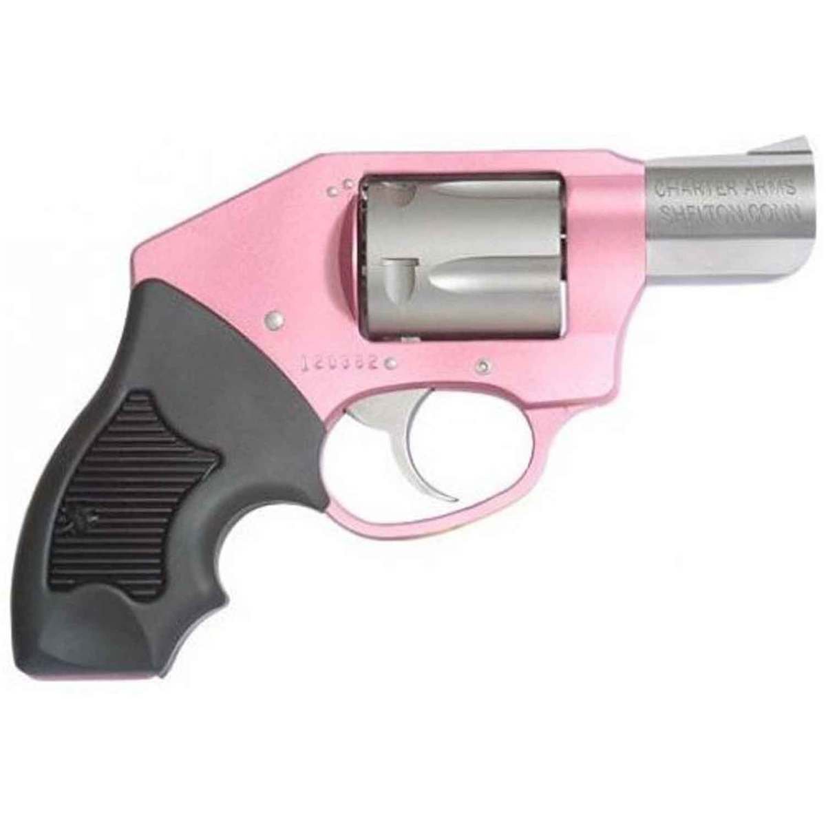 charter-arms-pink-lady-38-special-2in-pinkstainless-revolver-5-rounds-1506082-1.jpg Charter Arms Pink Lady 38 Special 2in Pink/Stainless Revolver – 5 Rounds - Image 1