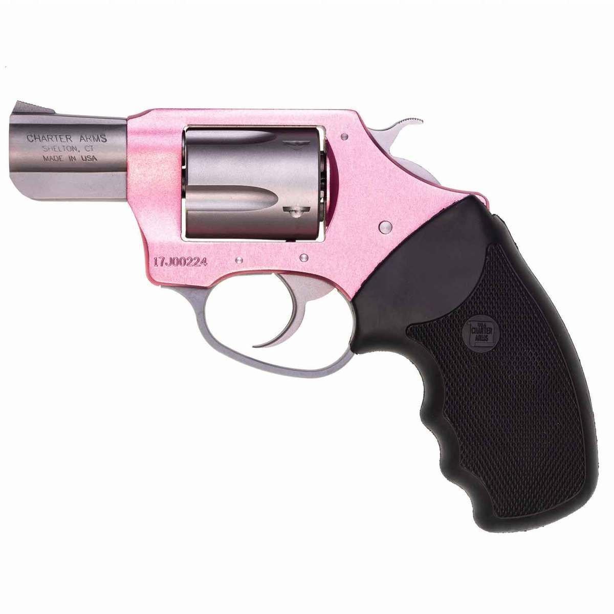 charter-arms-southpaw-38-special-2in-stainlesspink-revolver-5-rounds-1542738-1.jpg Charter Arms Southpaw 38 Special 2in Stainless/Pink Revolver – 5 Rounds - Image 1