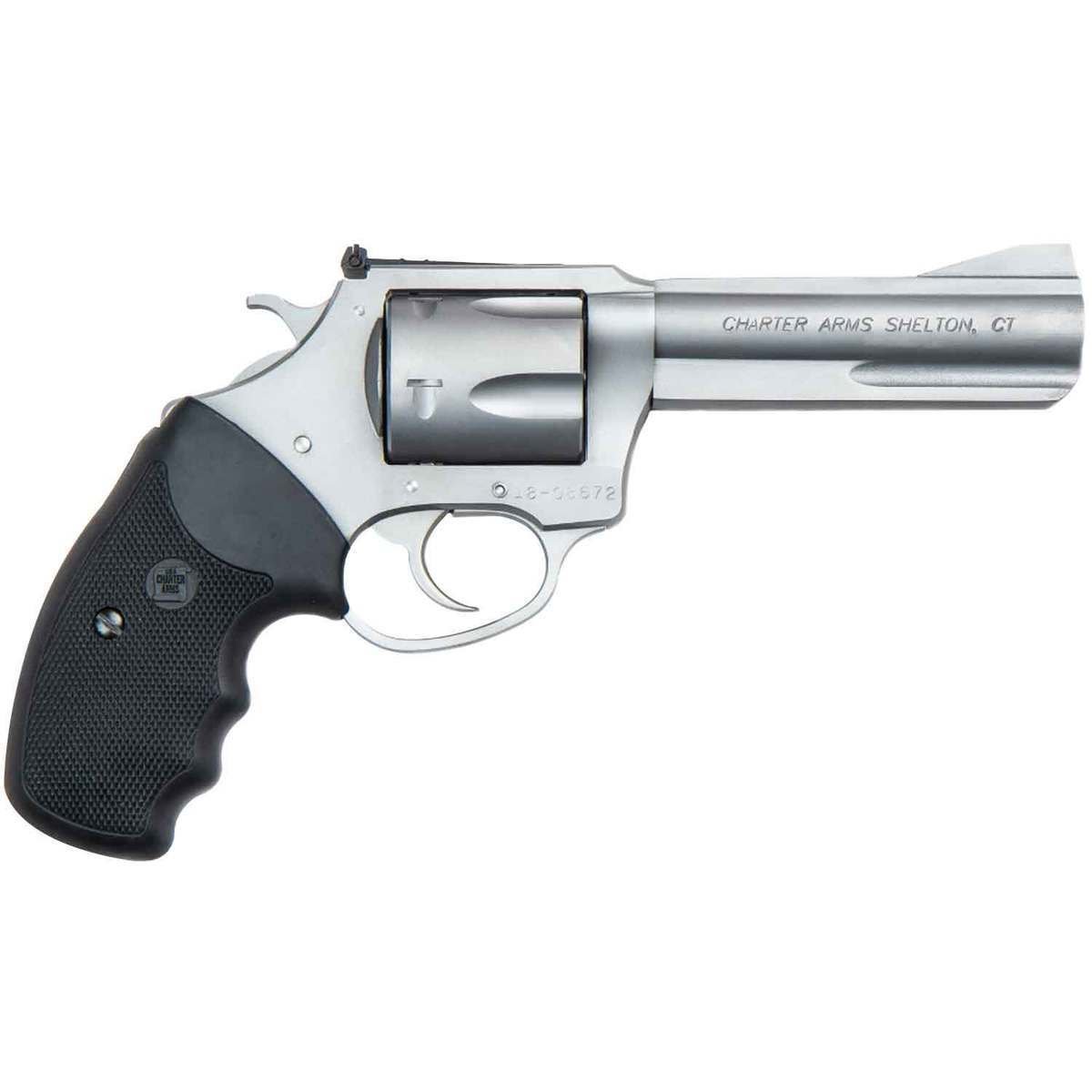 charter-arms-target-mag-pug-357-magnum-42in-stainless-revolver-5-rounds-1542736-1.jpg Charter Arms Target Mag Pug 357 Magnum 4.2in Stainless Revolver – 5 Rounds - Image 1
