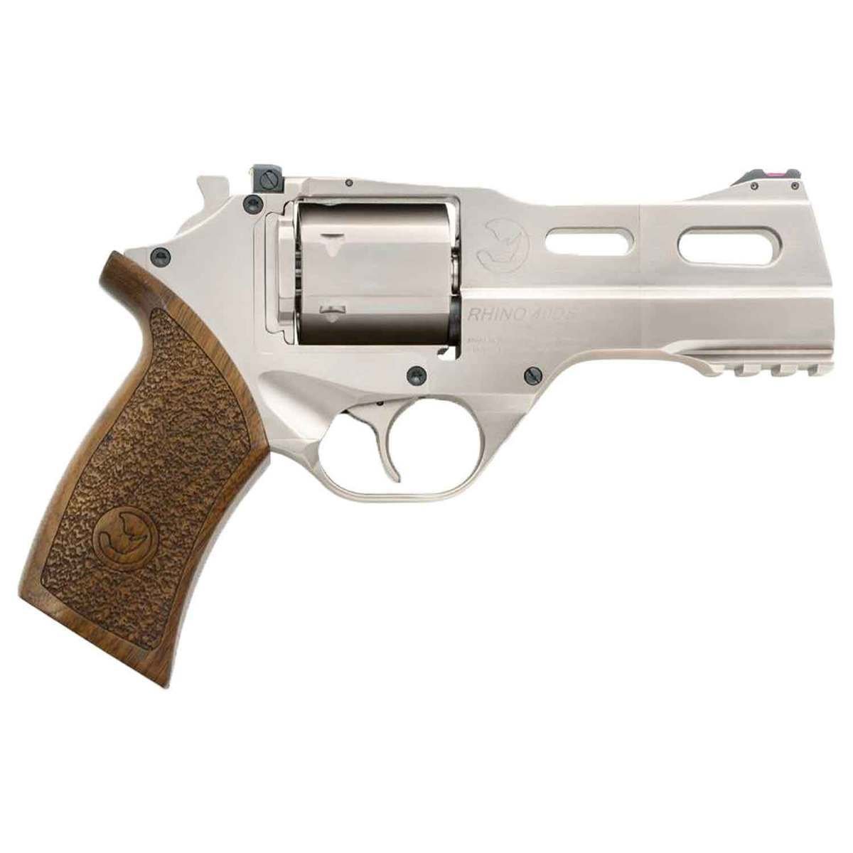 chiappa-rhino-40sar-357-magnum-4in-nickel-plated-revolver-6-rounds-california-compliant-1625194-1.jpg Chiappa Rhino 40SAR 357 Magnum 4in Nickel Plated Revolver – 6 Rounds – California Compliant - Image 1
