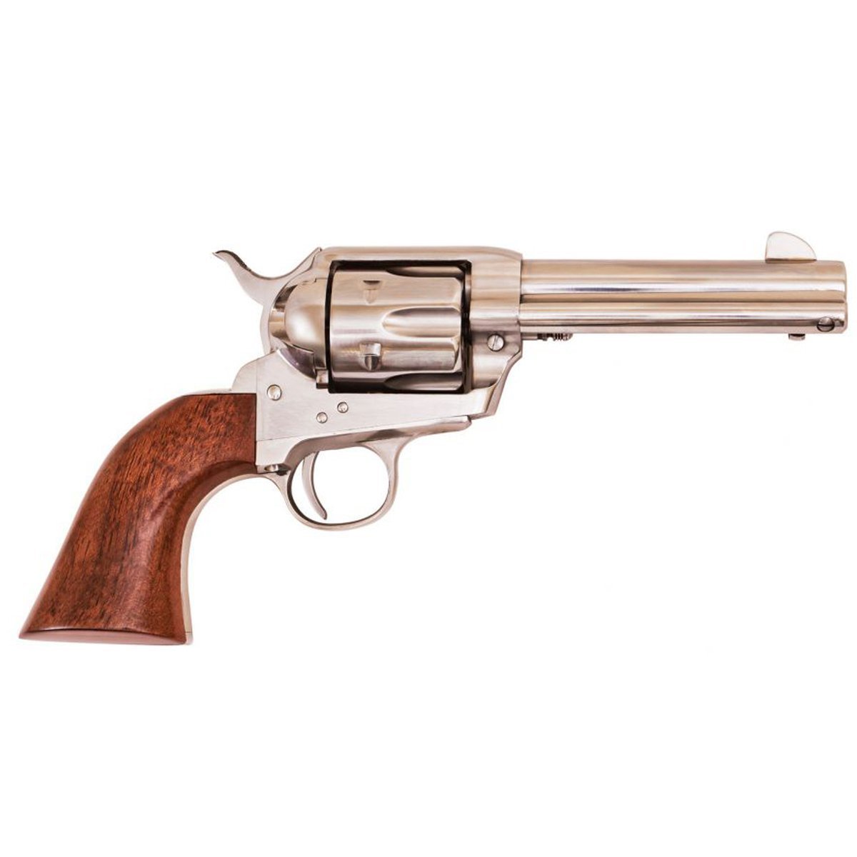 cimarron-frontier-45-long-colt-475in-stainless-revolver-6-rounds-1270280-1.jpg Cimarron Frontier 45 (Long) Colt 4.75in Stainless Revolver – 6 Rounds - Image 1