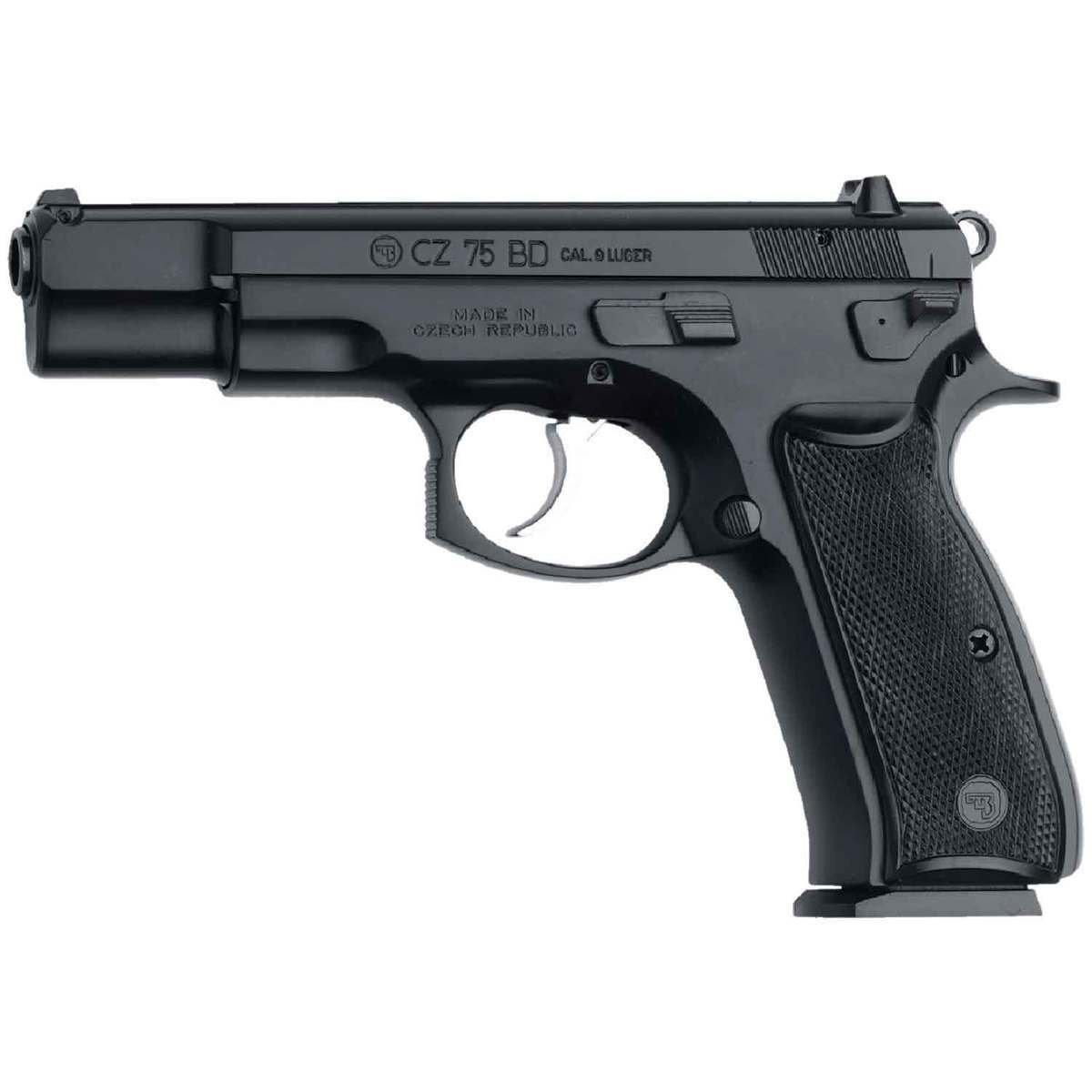 cz-75-bd-9mm-luger-46in-black-polycoat-pistol-101-rounds-1456390-1.jpg CZ USA 75 BD 9mm Luger 4.6in Black Polycoat Pistol – 10+1 Rounds - Image 1