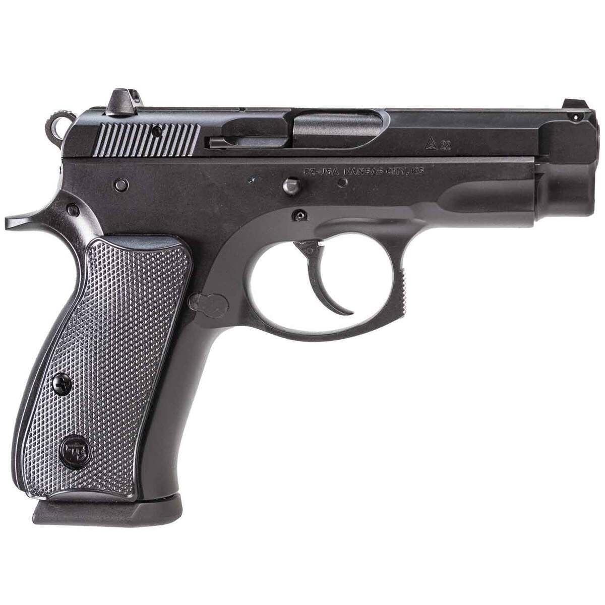 cz-usa-cz-75-compact-9mm-luger-375in-black-polycoat-pistol-151-rounds-1456421-1.jpg CZ USA CZ 75 Compact 9mm Luger 3.75in Black Polycoat Pistol – 15+1 Rounds - Image 1