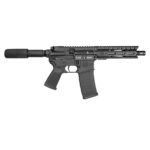 Diamondback Firearms 5.56mm NATO/300 AAC Blackout 7in Black Nitride Modern Sporting Pistol – 30+1 Rounds