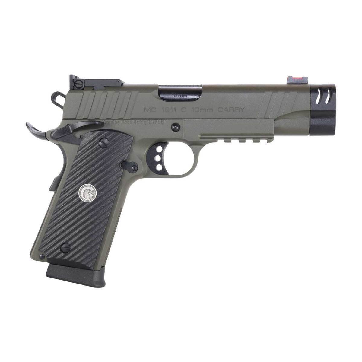 eaa-girsan-mc1911-c-10mm-auto-44in-od-green-pistol-81-rounds-1828011-1.jpg EAA Girsan MC1911-C 10mm Auto 4.4in OD Green Pistol – 8+1 Rounds - Image 1