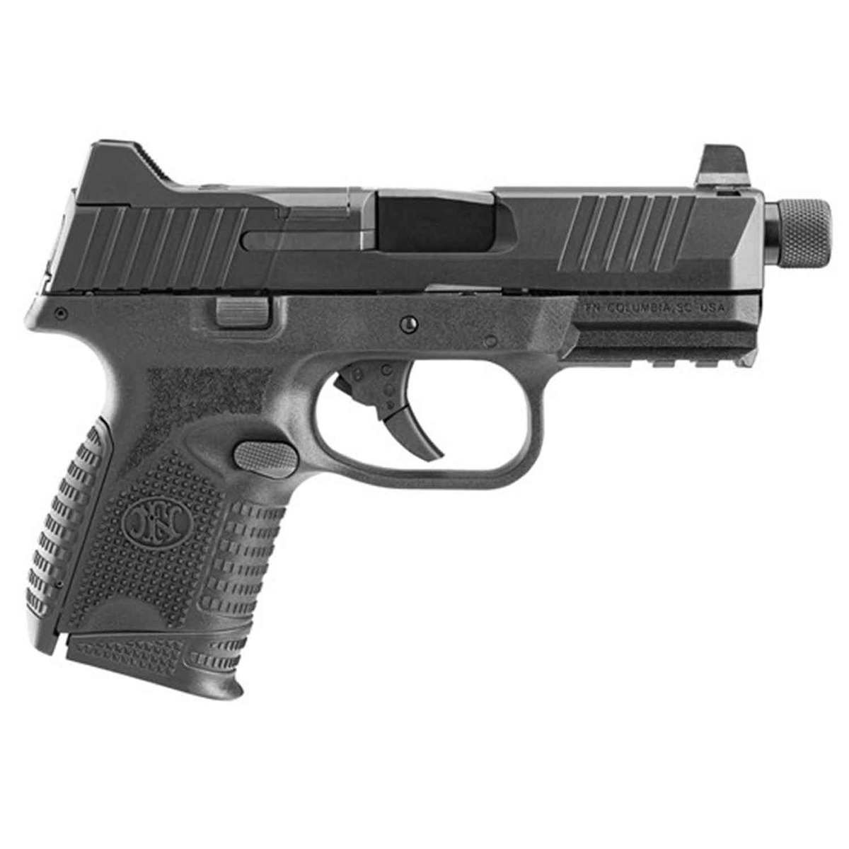 fn-509-compact-tactical-9mm-luger-432in-black-pistol-101-rounds-1701764-1.jpg FN 509 Compact Tactical 9mm Luger 4.32in Black Pistol – 10+1 Rounds - Image 1