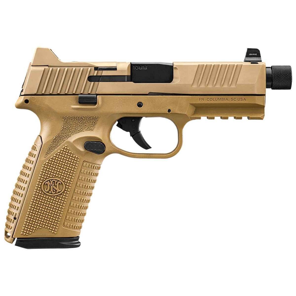 fn-510-tactical-10mm-auto-47in-fde-pistol-101-rounds-1794047-1.jpg FN 510 Tactical 10mm Auto 4.7in FDE Pistol – 10+1 Rounds - Image 1