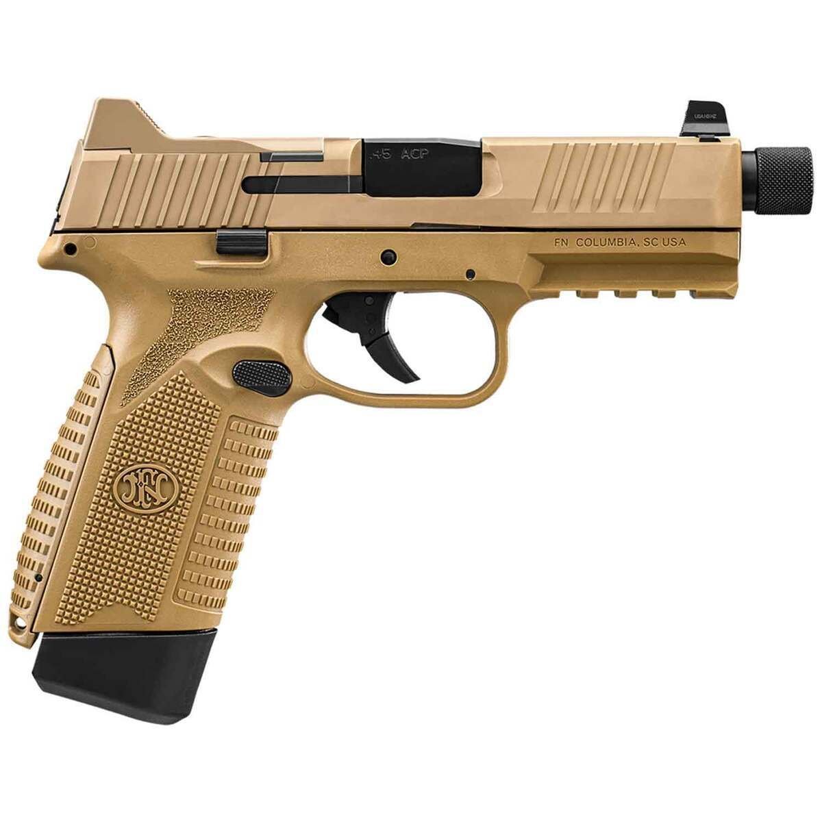 fn-545-tactical-45-auto-acp-47in-fde-anodized-pistol-101-rounds-1794051-1.jpg FN 545 Tactical 45 Auto (ACP) 4.7in FDE Pistol – 10+1 Rounds - Image 1