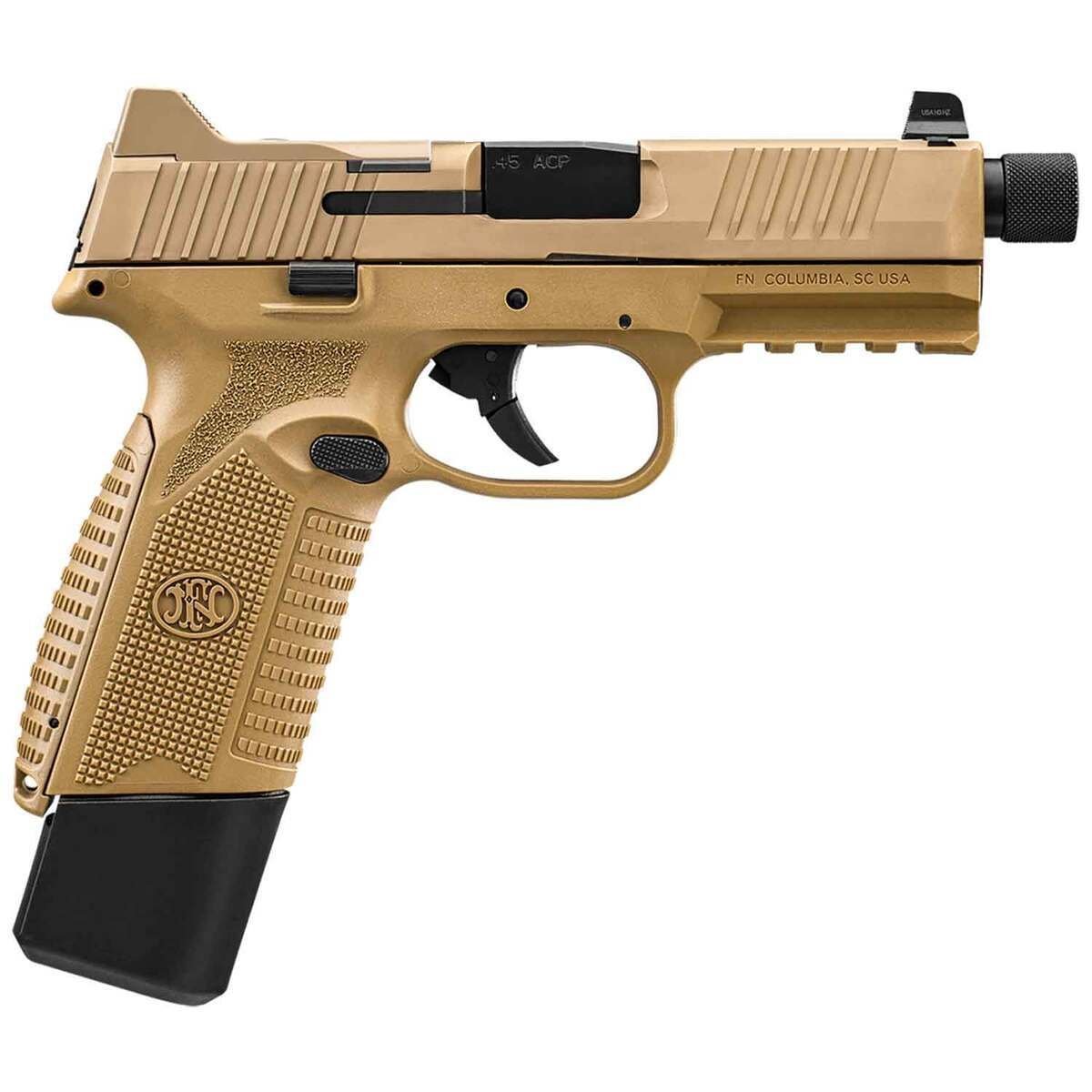 fn-545-tactical-45-auto-acp-47in-fde-pistol-181-rounds-1794049-1.jpg FN 545 Tactical 45 Auto (ACP) 4.7in FDE Pistol – 18+1 Rounds - Image 1
