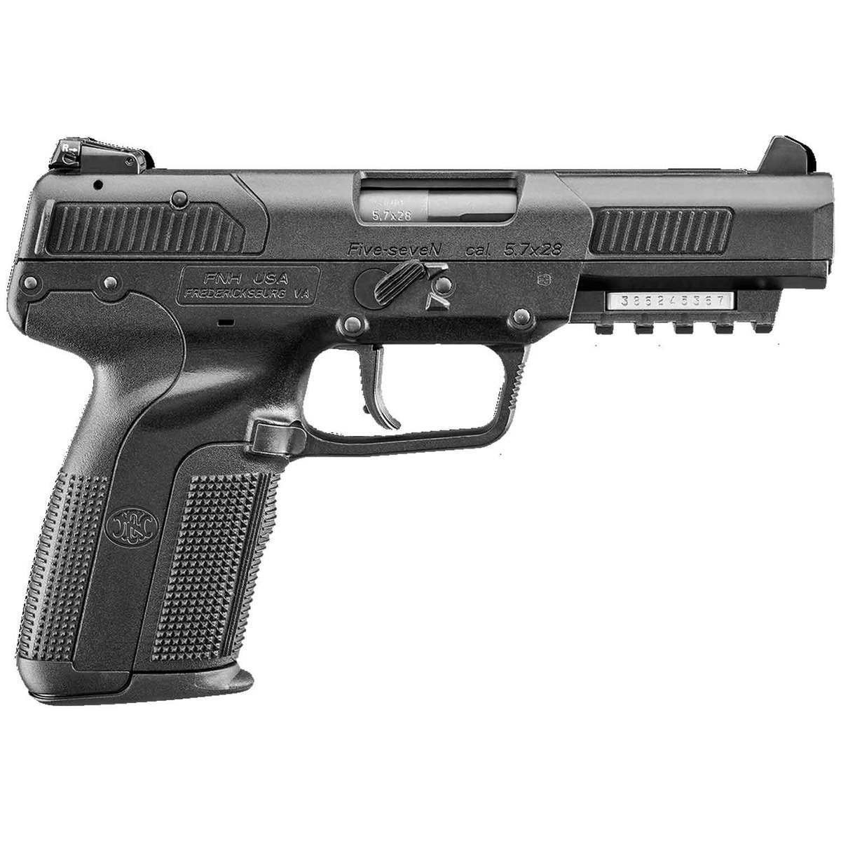 fn-five-seven-pistol-1376233-1.jpg FN Five-seveN 5.7x28mm 4.8in Matte Black Pistol – 10+1 Rounds - Image 1