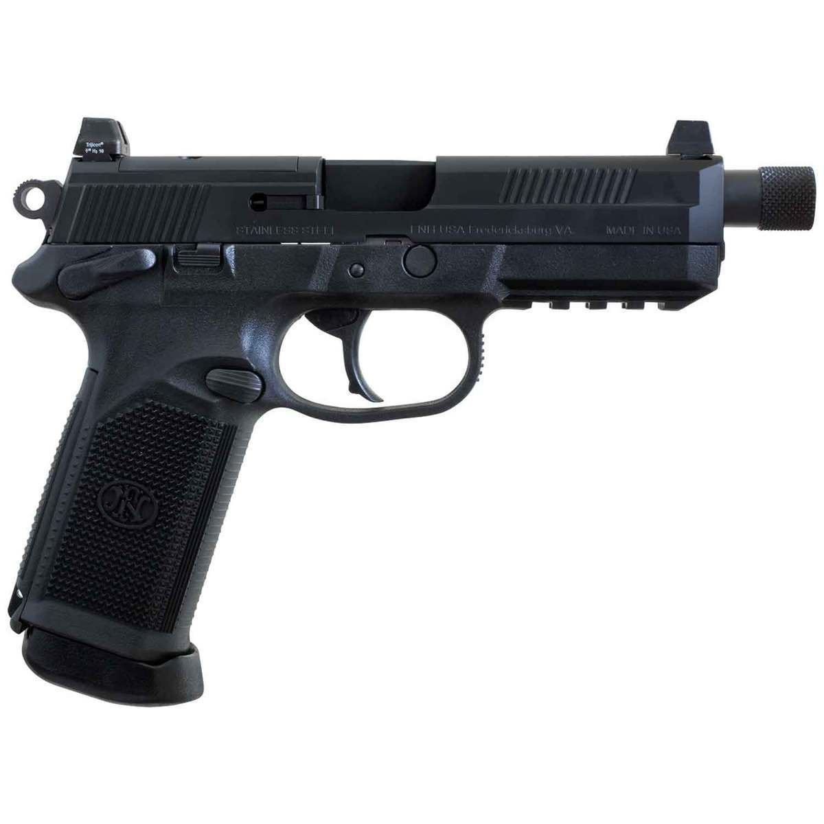 fn-fnx-45-tactical-pistol-1476802-1.jpg FN FNX-45 Tactical 45 Auto (ACP) 5.3in Matte Black Pistol – 10+1 Rounds - Image 1