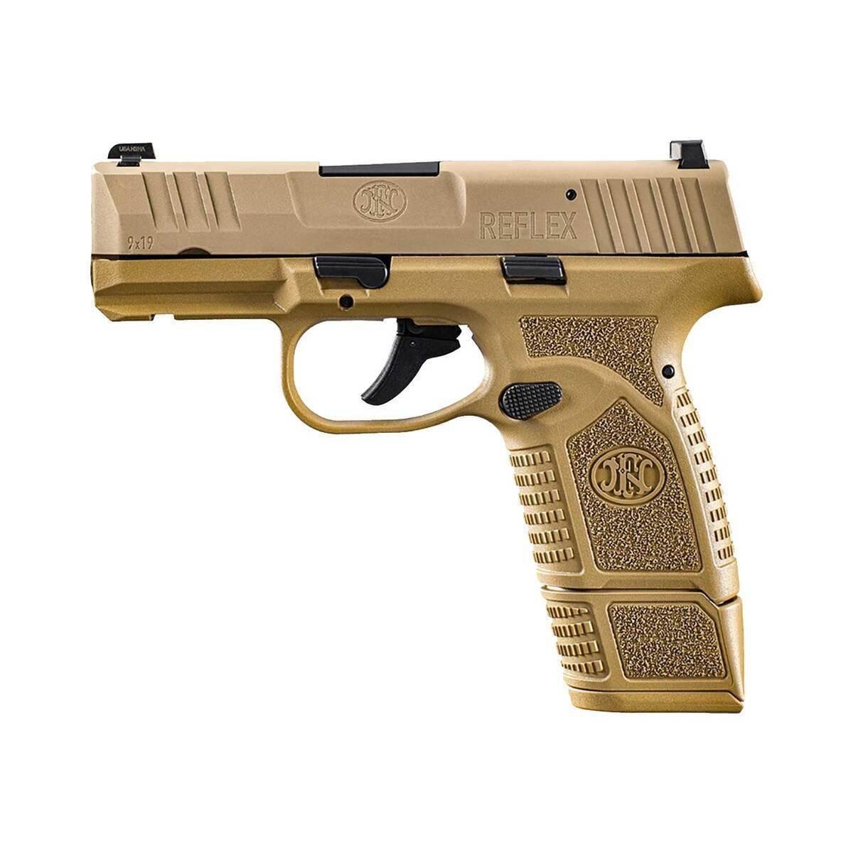 fn-reflex-9mm-luger-33in-flat-dark-earth-pistol-151-rounds-1814582-1.jpg FN Reflex 9mm Luger 3.3in Flat Dark Earth Pistol – 15+1 Rounds - Image 1