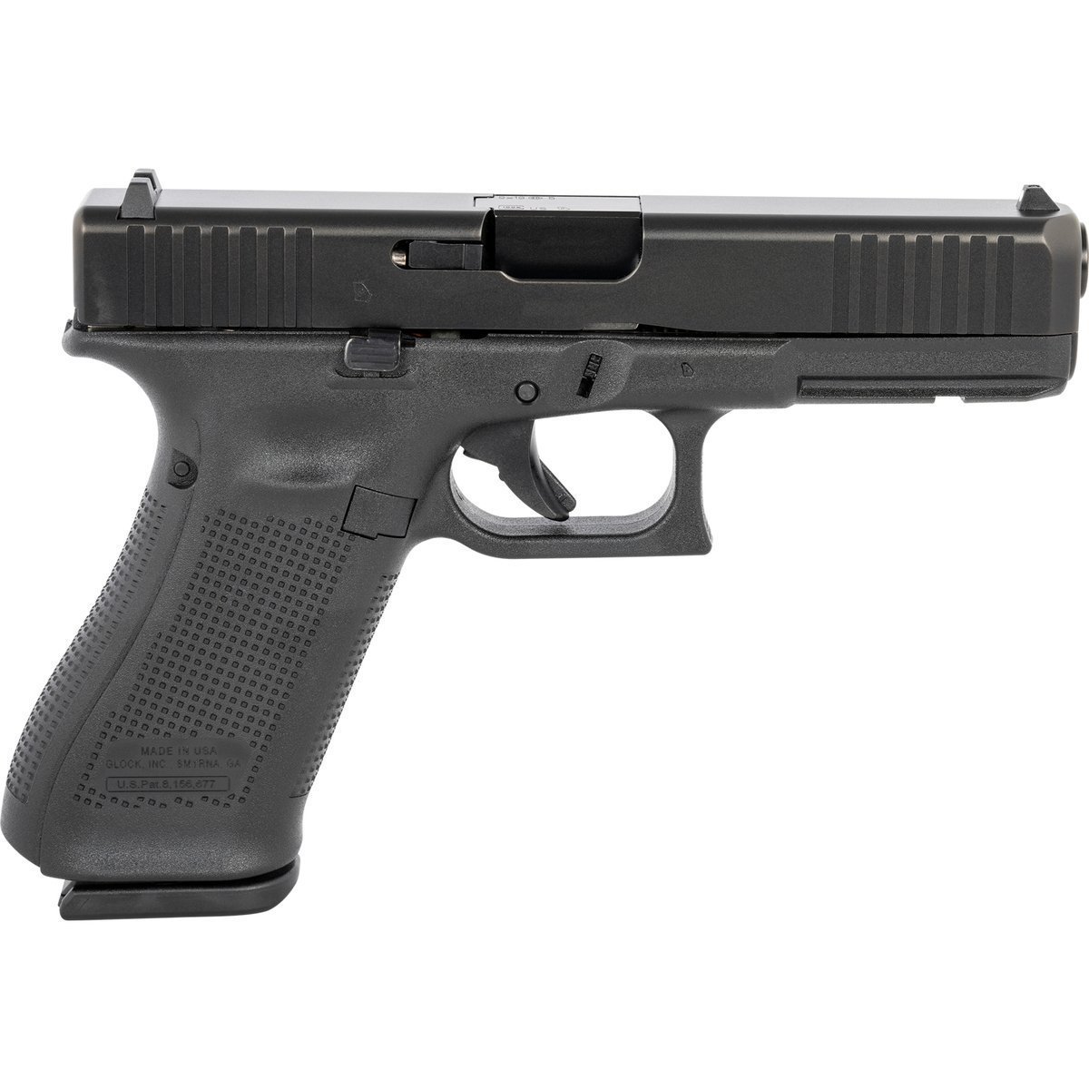 glock-17-g5-9mm-luger-449in-black-pistol-171-1713883-1.jpg Glock 17 Gen5 9mm Luger 4.49in Black Pistol – 17+1 Rounds - Image 1