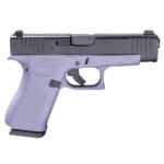 Glock 43X Crushed Orchid 9mm Luger 3.41in Elite Black Pistol – 10+1 Rounds