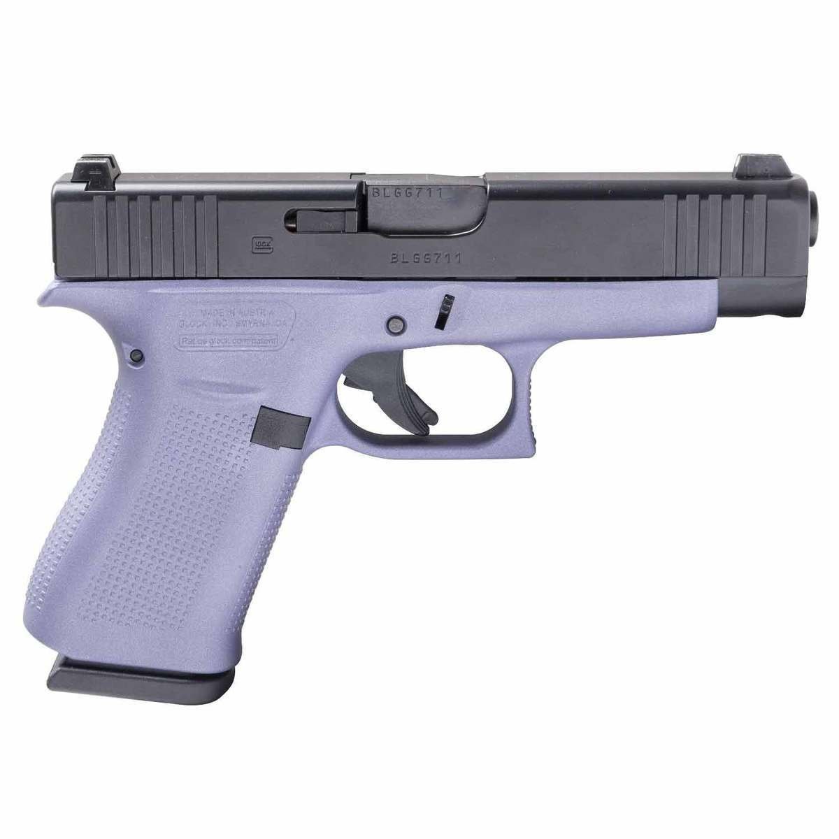 glock-g43x-crushed-orchid-9mm-luger-341in-elite-black-pistol-101-rounds-1618529-1.jpg Glock 43X Crushed Orchid 9mm Luger 3.41in Elite Black Pistol – 10+1 Rounds - Image 1