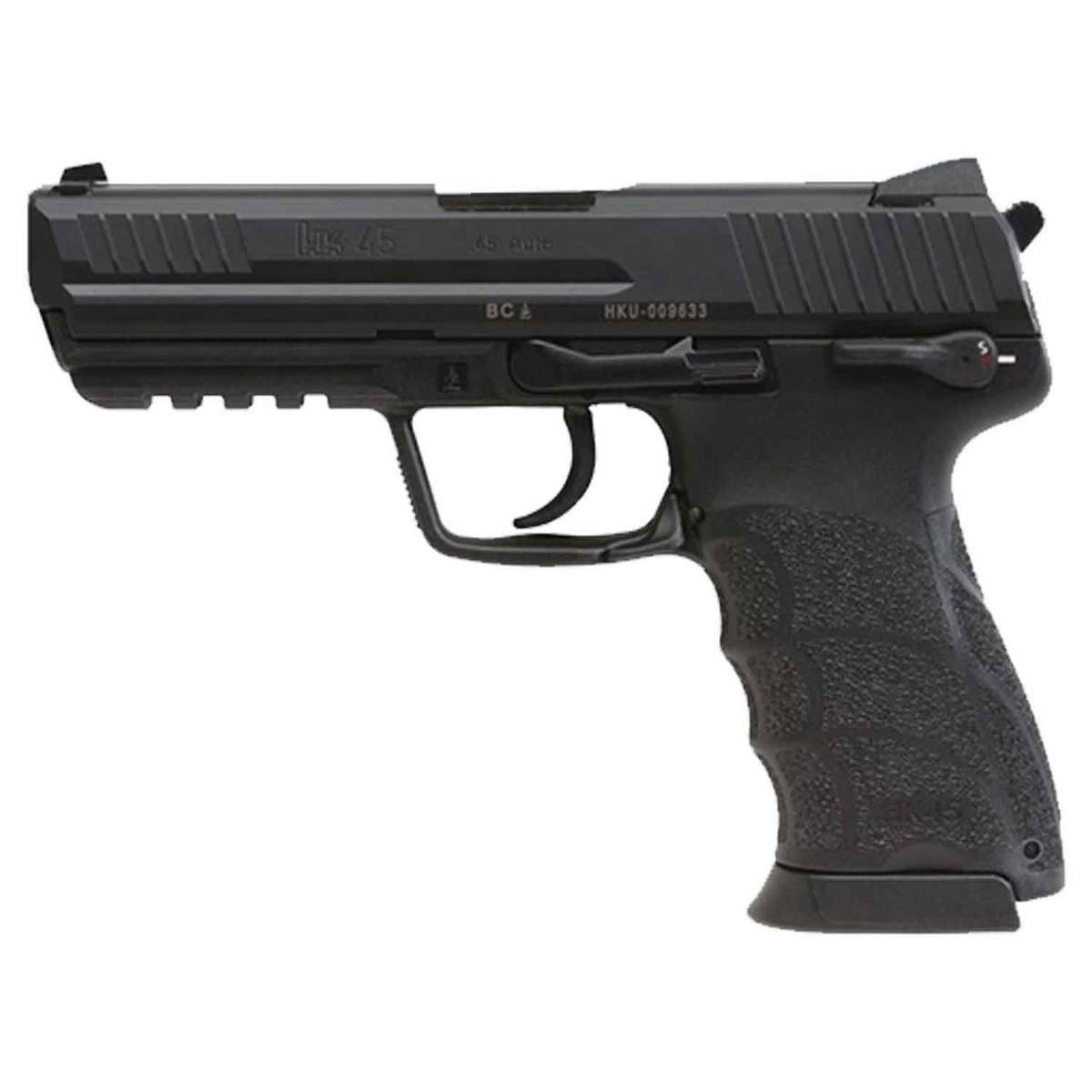 heckler-koch-hk45-v1-45-auto-acp-446in-black-pistol-101-rounds-1696552-1.jpg HK HK45 V1 45 Auto (ACP) 4.46in Black Pistol – 10+1 Rounds - Image 1