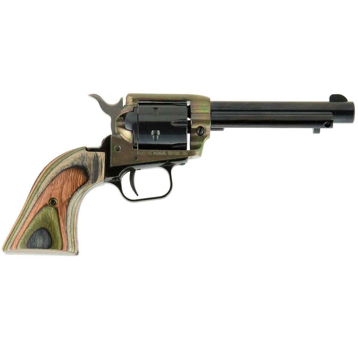 heritage-rough-rider-small-bore-cocobolo-camo-grips-22-long-rifle-475in-blued-revolver-6-rounds-1618407-1.jpg Heritage Rough Rider Small Bore Cocobolo Camo Grips 22 Long Rifle 4.75in Blued Revolver – 6 Rounds - Image 1