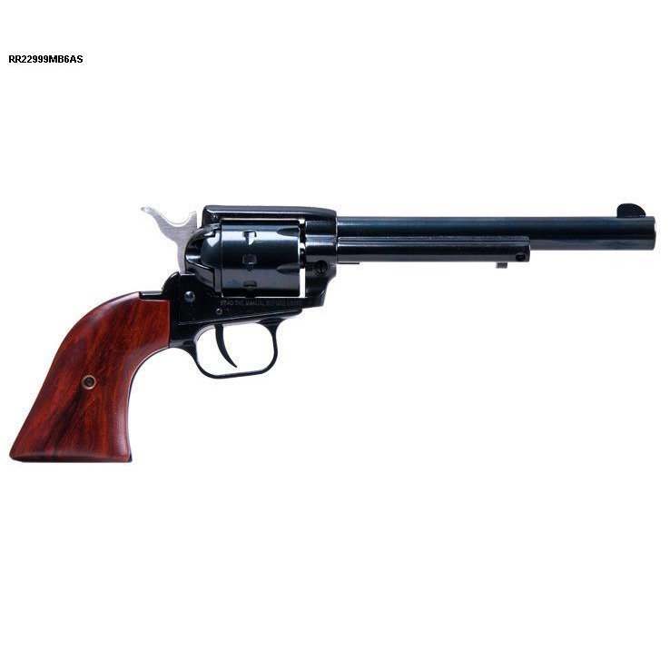 heritage-small-bore-rough-rider-sa-pistol-1328641-1.jpg Heritage Small Bore Rough Rider SA w/Cocobolo Grips 22 Long Rifle 6.5in Blued Revolver – 9 Rounds - Image 1