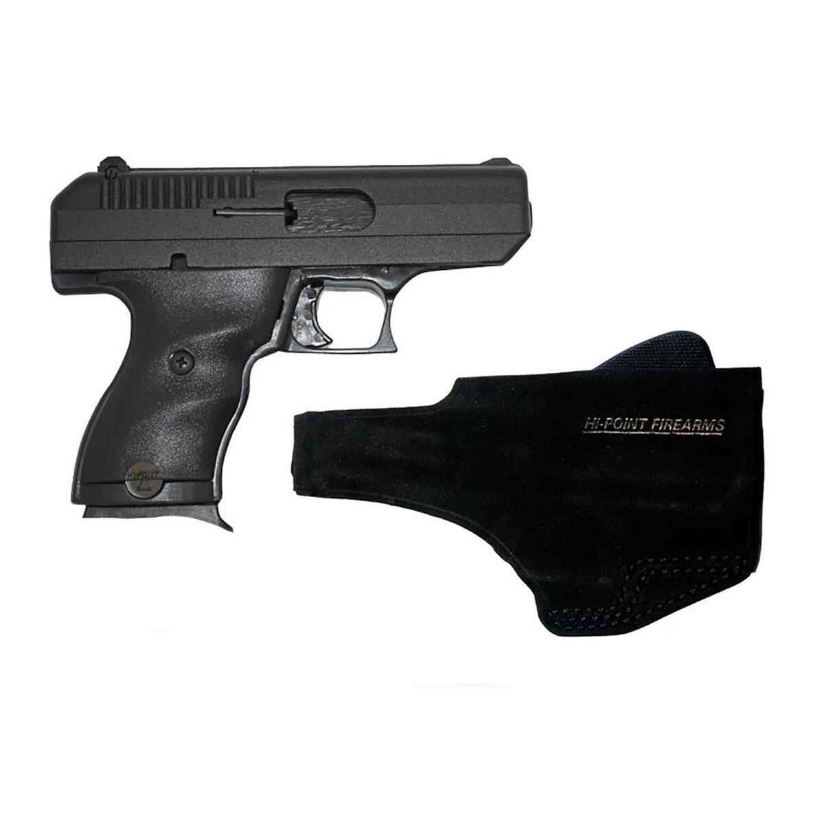 hi-point-916-wgalco-leather-9mm-luger-35in-black-pistol-81-rounds-1528953-1.jpg Hi-Point 916 w/Galco Leather 9mm Luger 3.5in Black Pistol – 8+1 Rounds - Image 1