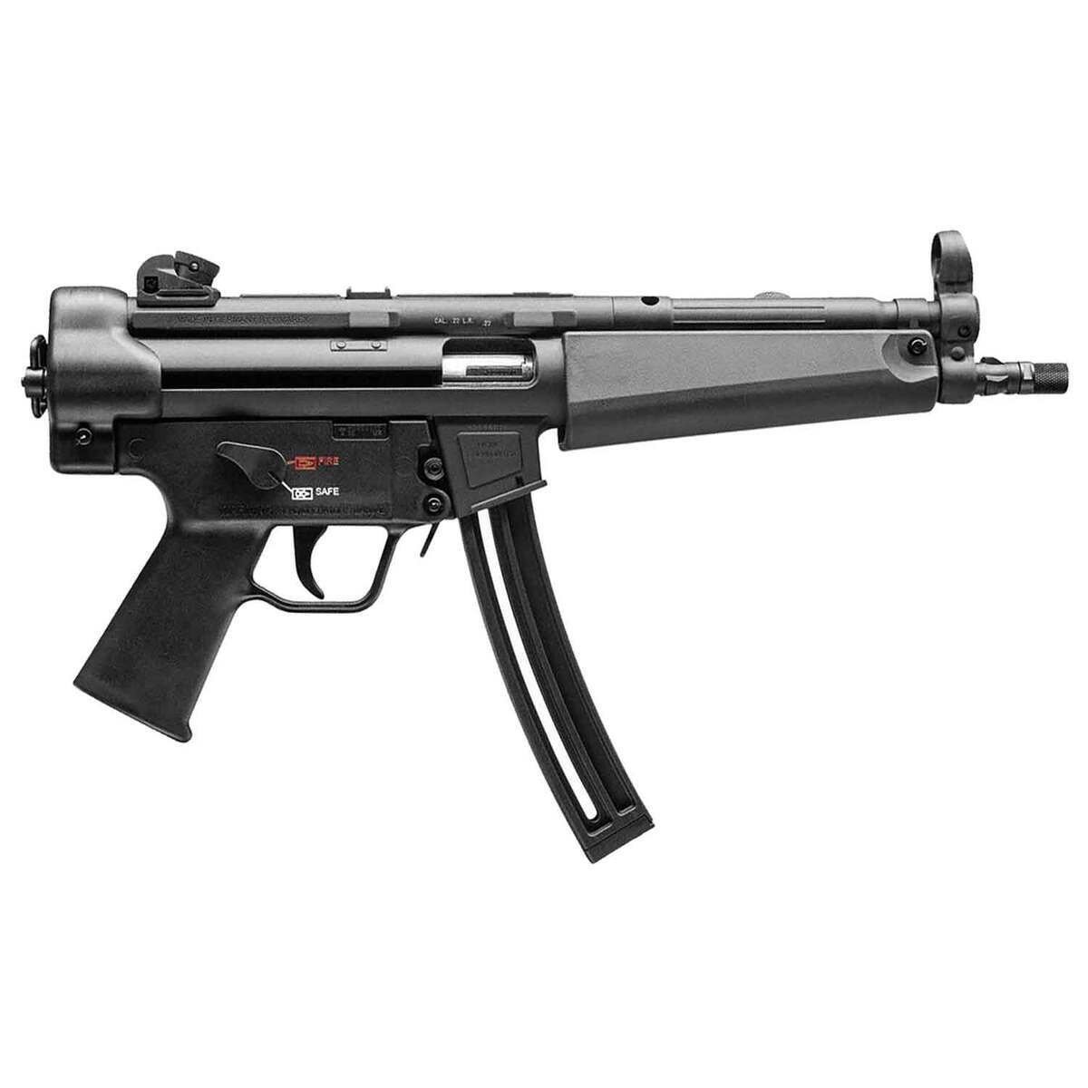 hk-mp5-22-long-rifle-85in-black-modern-sporting-pistol-101-rounds-1690548-1.jpg HK MP5 22 Long Rifle 8.5in Black Modern Sporting Pistol – 10+1 Rounds - Image 1