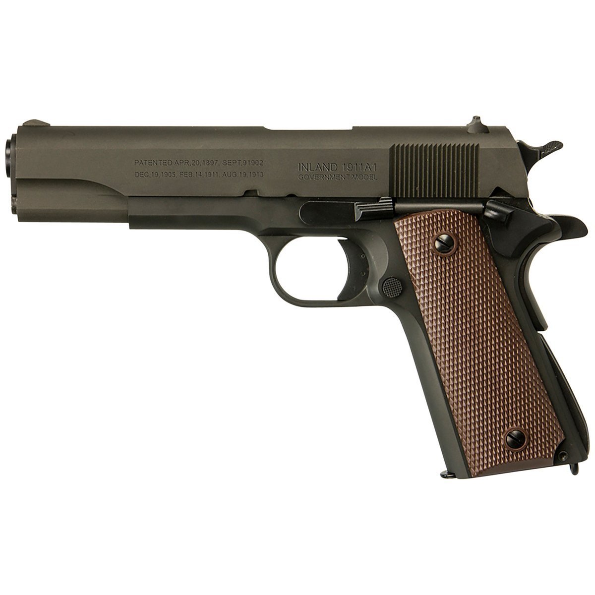 inland-1911-a1-government-45-auto-acp-5in-black-pistol-71-rounds-1528900-1.jpg Inland 1911 A1 Government 45 Auto (ACP) 5in Black Pistol – 7+1 Rounds - Image 1