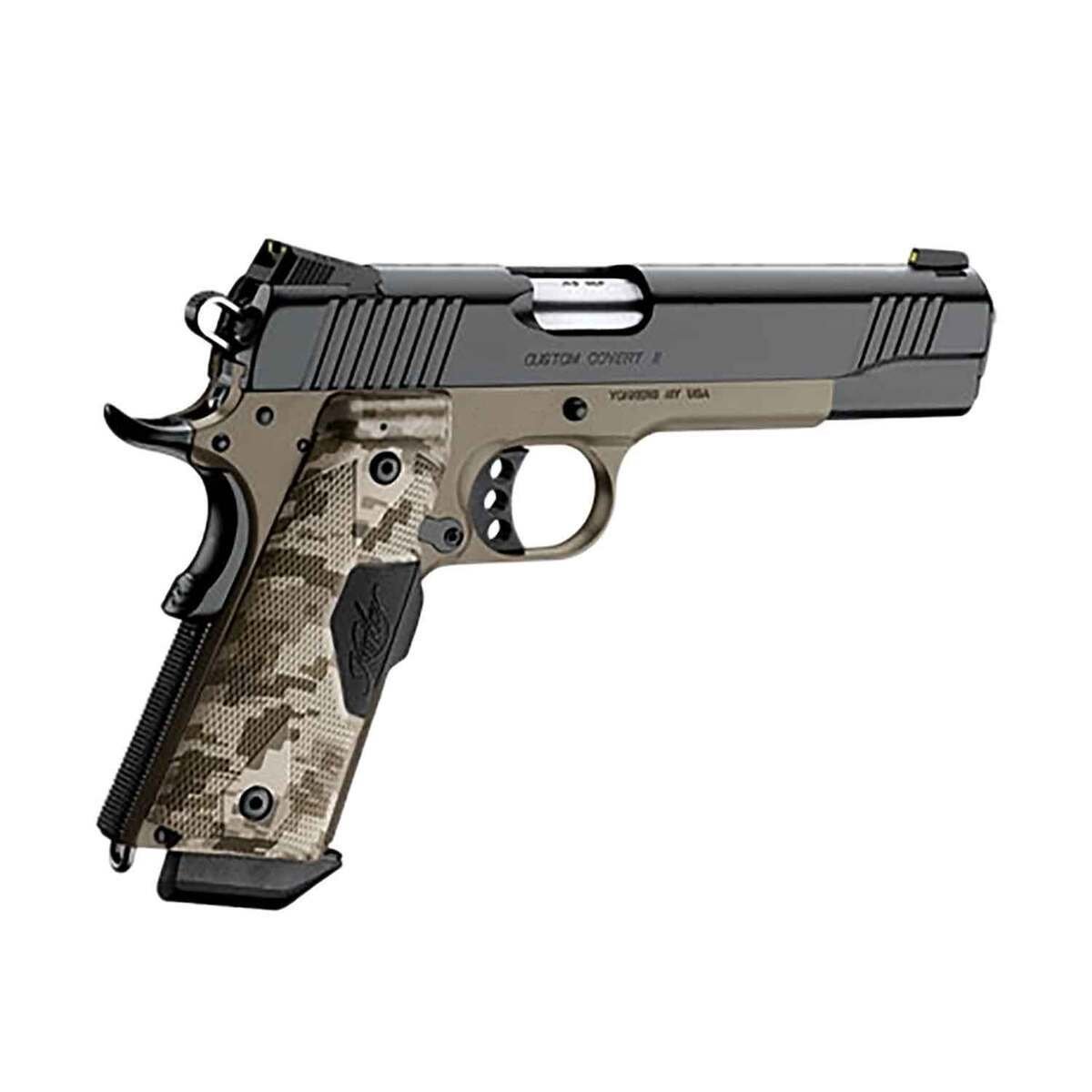 kimber-custom-covert-ii-45acp-1162419-1.jpg Kimber Custom Covert 45 Auto (ACP) 5in Charcoal Gray Pistol – 7+1 Rounds - Image 1