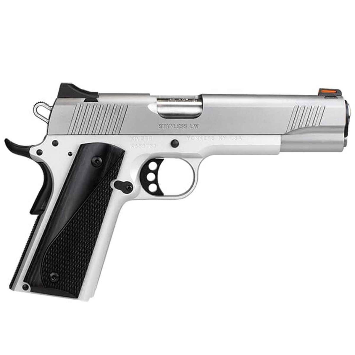 kimber-stainless-lw-arctic-9mm-luger-5in-stainless-pistol-91-rounds-1541699-1.jpg Kimber Stainless LW Arctic 9mm Luger 5in Stainless Pistol – 9+1 Rounds - Image 1