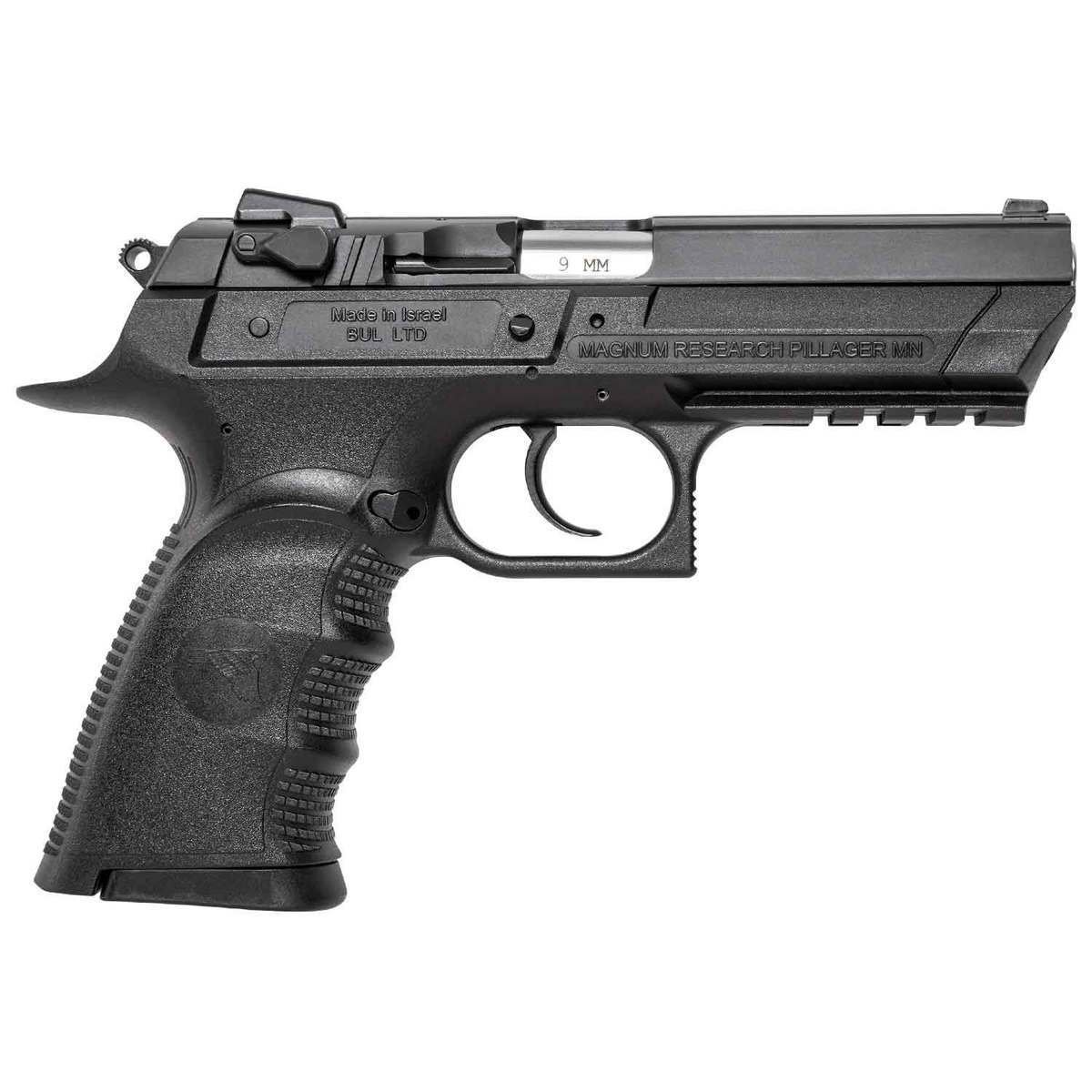 magnum-research-baby-desert-eagle-iii-full-size-polymer-pistol-1415666-1.jpg Magnum Research Baby Eagle III 9mm Luger 4.43in Black Oxide Pistol – 15+1 Rounds - Image 1