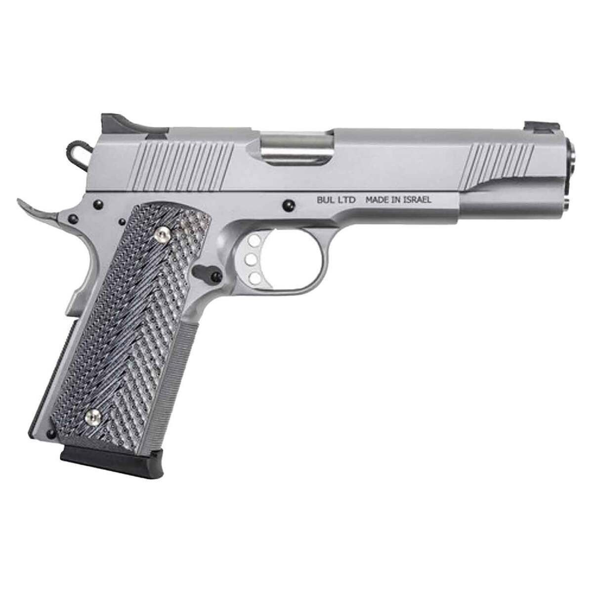 magnum-research-desert-eagle-wknife-45-auto-acp-5in-stainless-pistol-81-rounds-1823343-1.jpg Magnum Research Desert Eagle w/Knife 45 Auto (ACP) 5in Stainless Pistol – 8+1 Rounds - Image 1