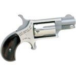 North American Arms 22 Long Rifle 1.1in Stainless Steel w/  Rosewood Birdshead Grips Mini Revolver – 5 Rounds