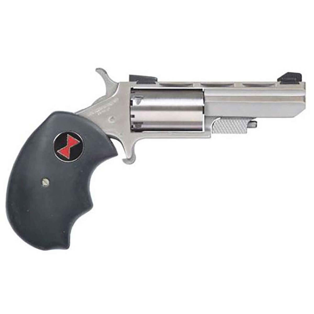 north-american-arms-black-widow-22-wmr-22-mag-2in-stainless-revolver-5-rounds-1791735-1.jpg North American Arms Black Widow 22 WMR (22 Mag) 2in Stainless Revolver – 5 Rounds - Image 1