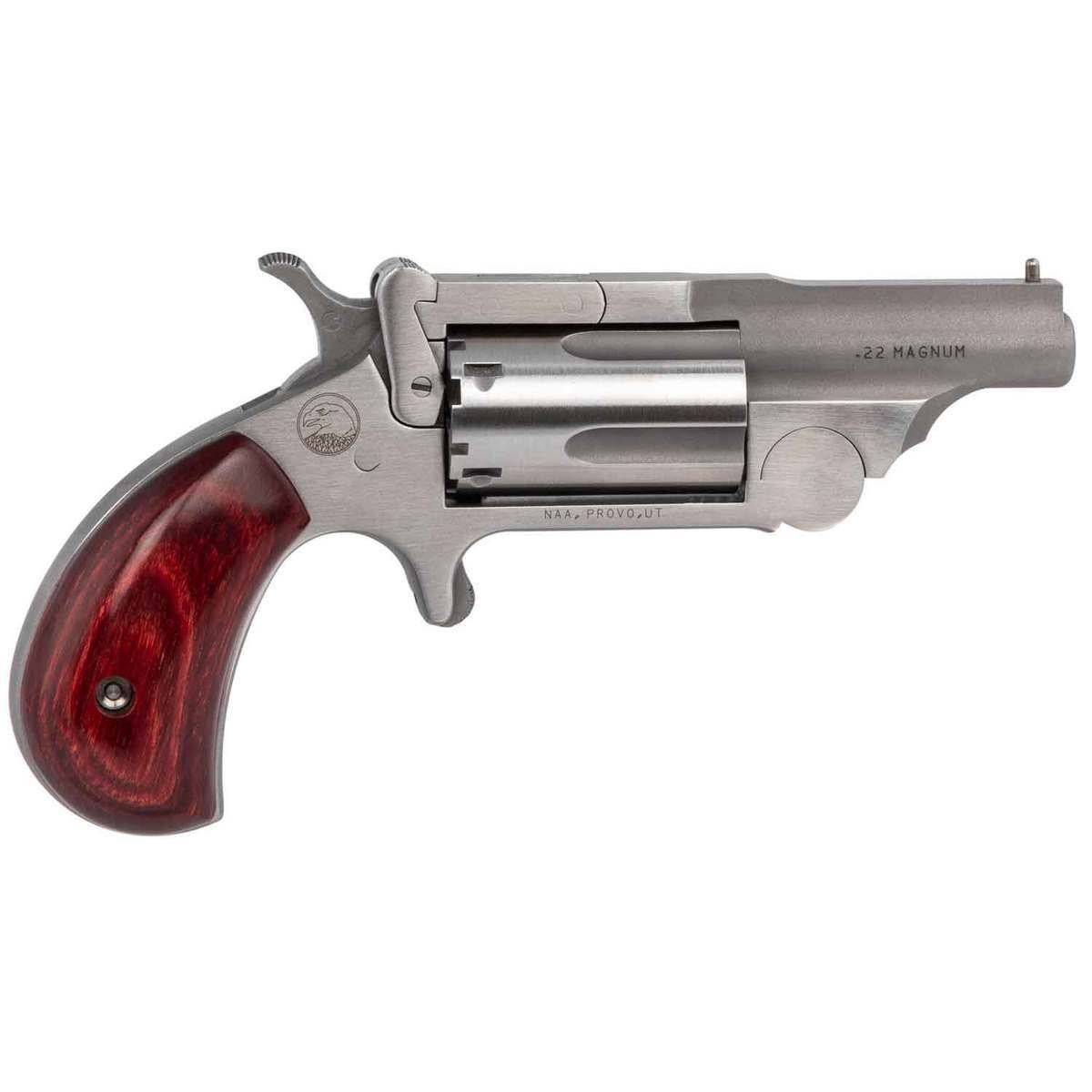 north-american-arms-ranger-ii-22-long-rifle22-wmr-22-mag-163in-stainless-revolver-5-rounds-1618831-1.jpg North American Arms Ranger II 22 Long Rifle/22 WMR (22 Mag) 1.63in Stainless Revolver – 5 Rounds - Image 1
