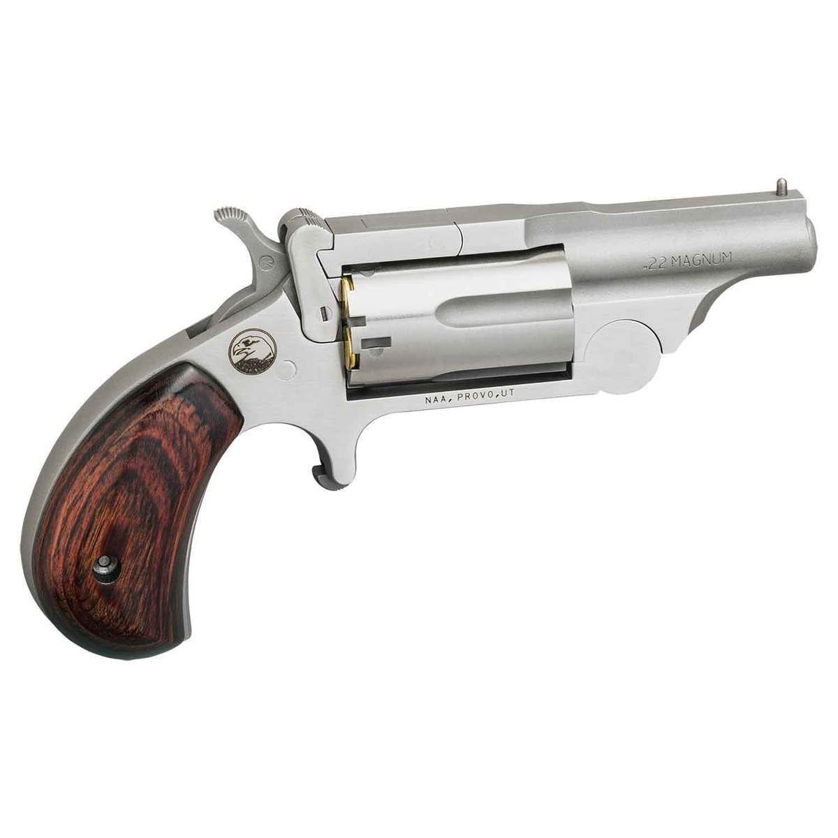 north-american-arms-ranger-ii-22-wmr-22-mag-163in-stainless-revolver-5-rounds-1618830-1.jpg North American Arms Ranger II 22 WMR (22 Mag) 1.63in Stainless Revolver – 5 Rounds - Image 1