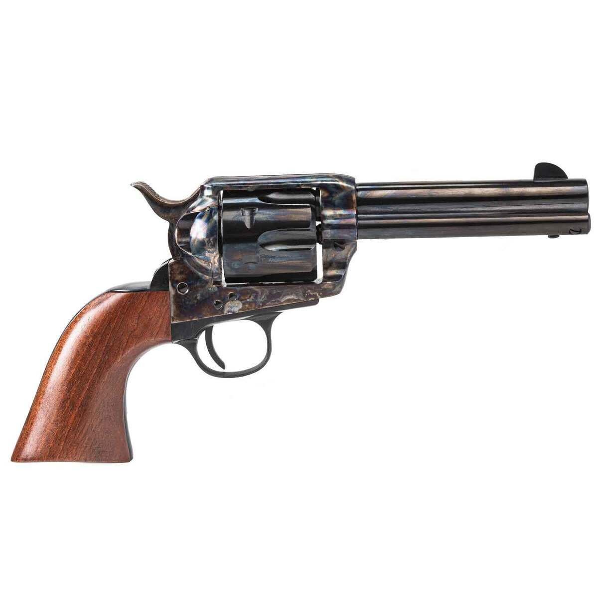 pietta-1873-great-western-ii-californian-9mm-luger-475in-blued-revolver-6-rounds-1804236-1.jpg Pietta 1873 Great Western II Californian 9mm Luger 4.75in Blued Revolver – 6 Rounds - Image 1