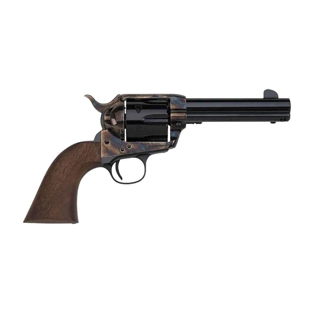 pietta-great-western-ll-californian-45-long-cult-475in-bluedcheckered-walnut-revolver-6-rounds-1762476-1.jpg Pietta Great Western ll Californian 45 (Long) Colt 4.75in Blued/Checkered Walnut Revolver – 6 Rounds - Image 1