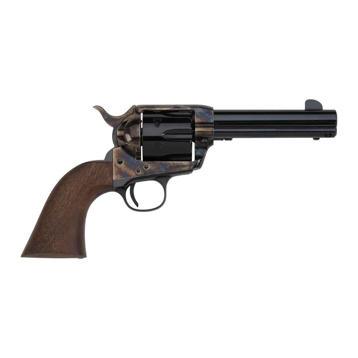 pietta-great-western-ll-traditional-californian-357-magnum-55in-bluedwalnut-revolver-6-rounds-1762463-1.jpg Pietta Great Western ll Traditional Californian 357 Magnum 5.5in Blued/Walnut Revolver – 6 Rounds - Image 1